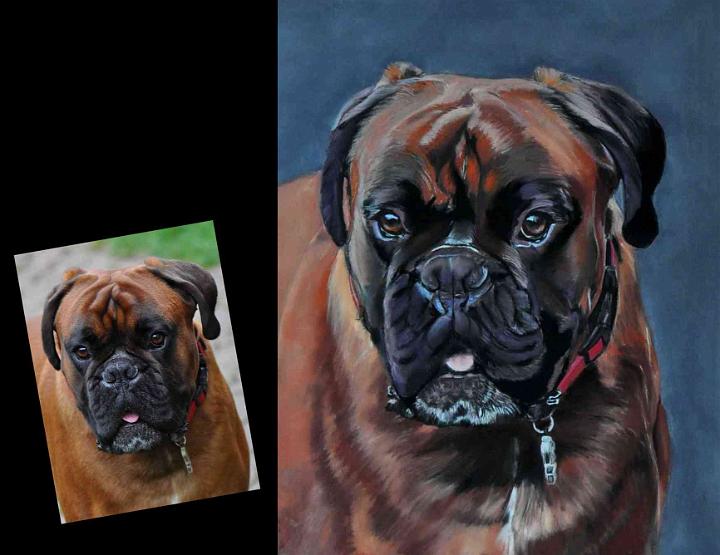 Portrait Gringo sept14.jpg -  Pastel format /size 40 x 50